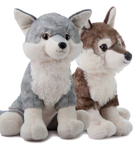 Wolf Plush by The Petting Zoo - Wolf Haven International